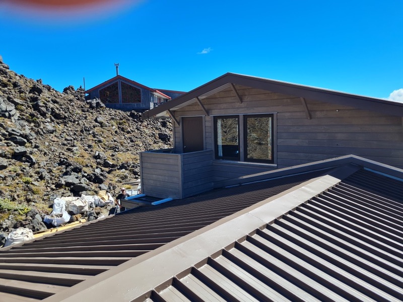 Puketoi Hut after re-cladding